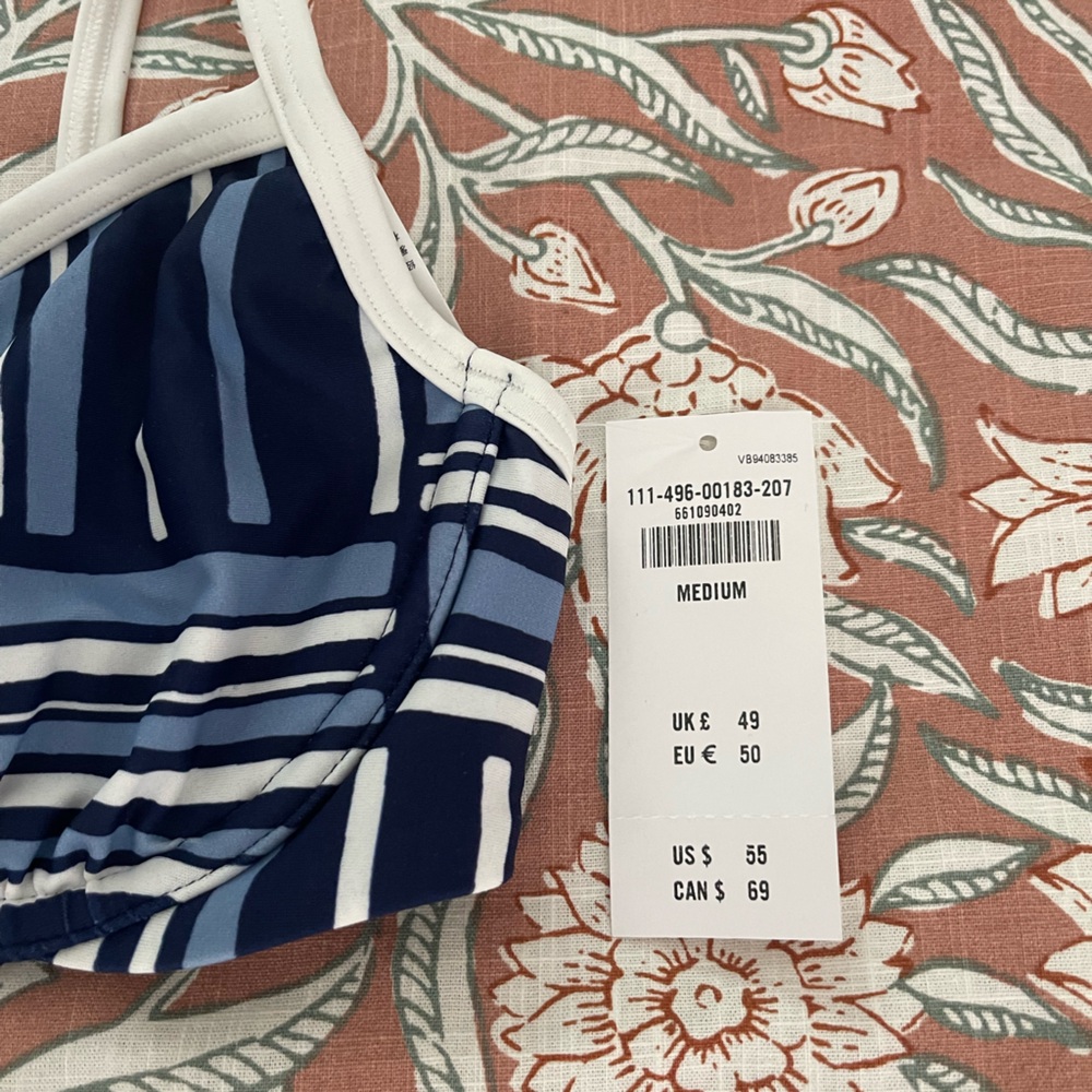 Abercrombie underwire swim top & mid rise high leg moderate bottom - Picture 3 of 5